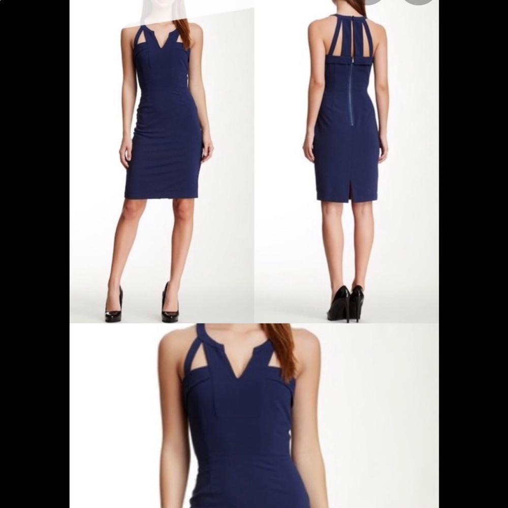 BCBGmaxazria Cocktail Cutout Dress Like New